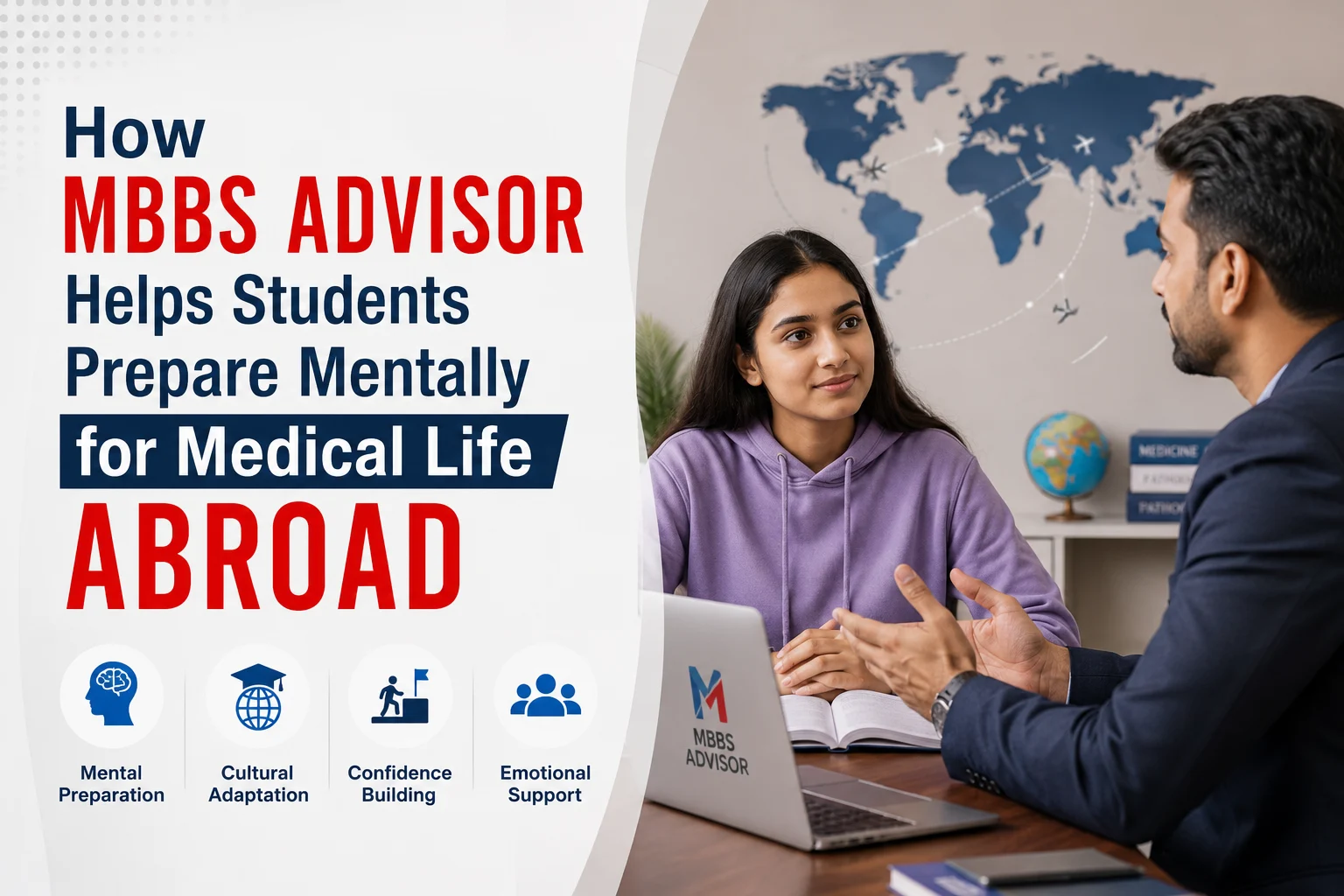 How MBBS Advisor Helps Students Prepare Mentally for Medical Life Abroad